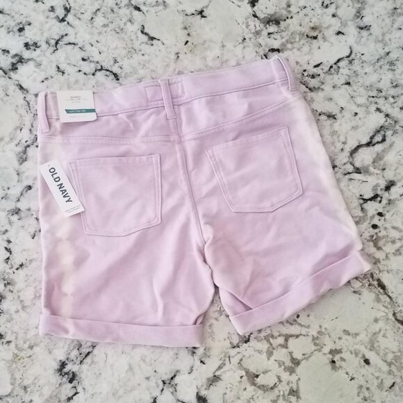 Old Navy Mid Length Shorts Light Purple - Picture 2 of 5